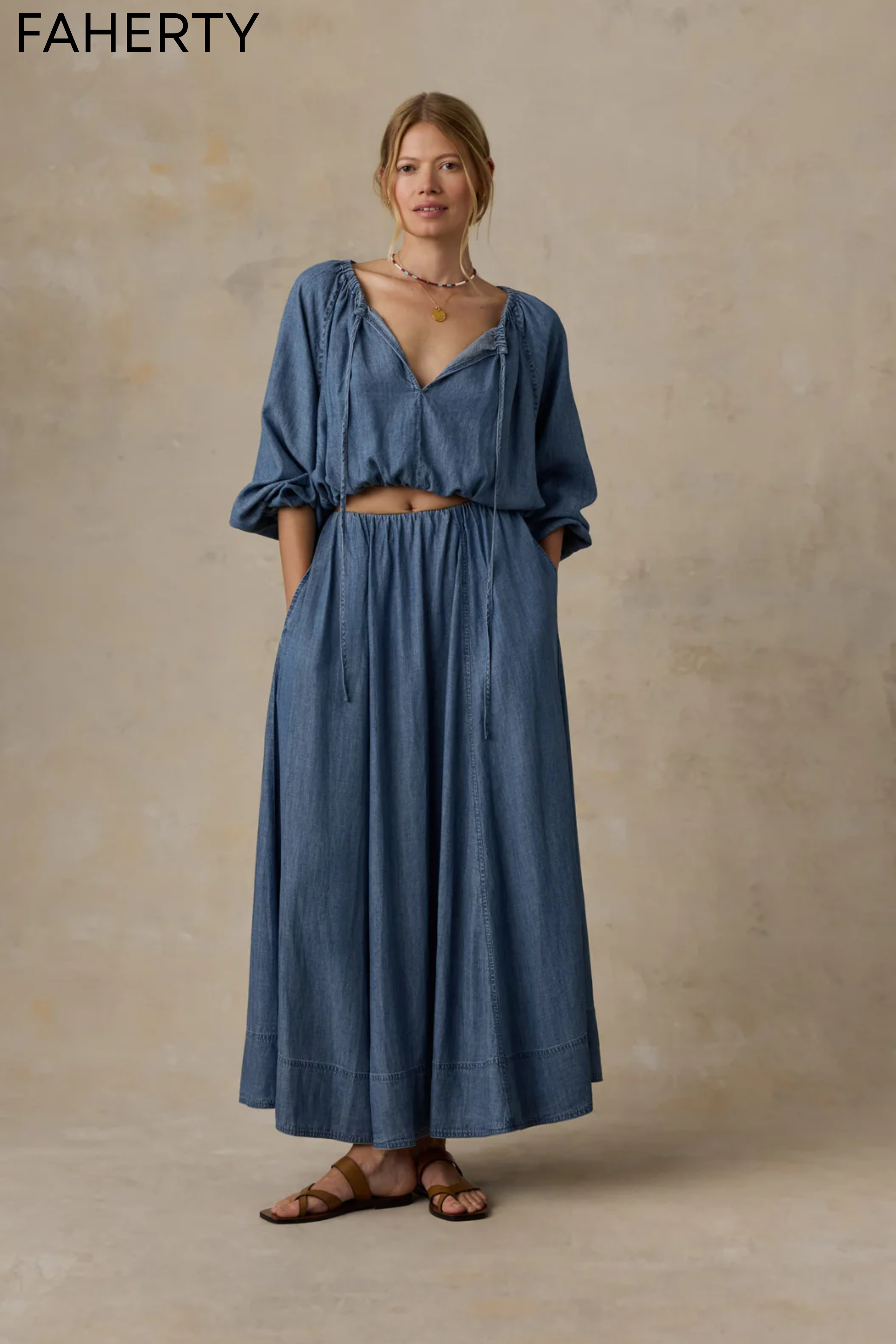 Chambray Nera Skirt – The Blue Collection
