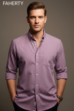 Load image into Gallery viewer, The Movement Shirt Crimson Check