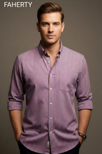 Load image into Gallery viewer, The Movement Shirt Crimson Check