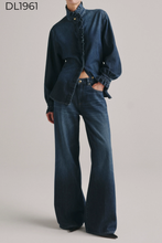 Load image into Gallery viewer, Denim Ruffle Shirt