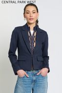 Astrid Argyle Dickey Jacket Navy