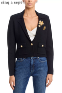 Laynee Cropped Knit Blazer