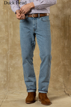 Load image into Gallery viewer, Classic Straight Light Wash Denim