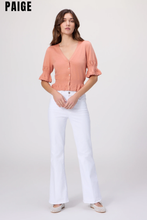 Load image into Gallery viewer, Marlow Skimmer Flare Jean- Crisp White