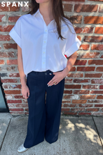 Load image into Gallery viewer, Poplin Short Sleeve Button Down