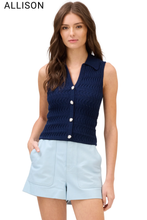 Load image into Gallery viewer, Bodhi Tank- Navy