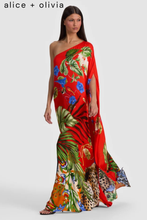 Load image into Gallery viewer, Linn One Shoulder Maxi Dress