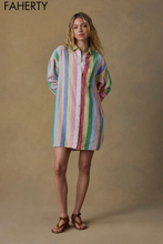 Load image into Gallery viewer, Laguna Linen Mini Shirtdress