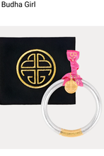 Load image into Gallery viewer, Silver Tzubbie Budha Girl Bangle