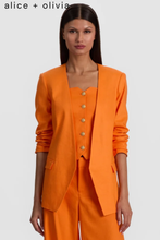 Load image into Gallery viewer, Corbin Collarless Angled Blazer