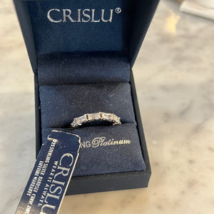 Crislu Baguette Eternity Ring