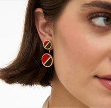 Load image into Gallery viewer, Hazel Bezel Jacket Earring