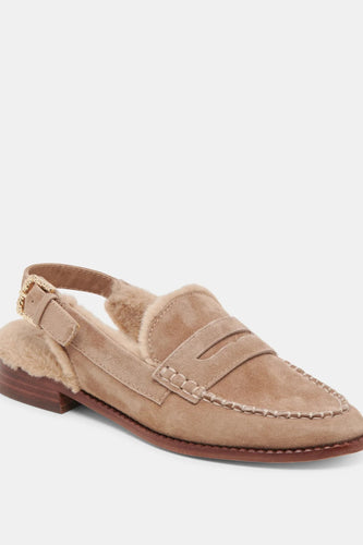 DV Hardi Plush Sling Back Loafer Mushroom