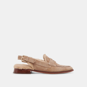 DV Hardi Plush Sling Back Loafer Mushroom