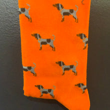 Load image into Gallery viewer, Volunteer Traditions Bluetick  Sock Orange