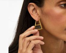 Load image into Gallery viewer, Emma Triangle Hoop