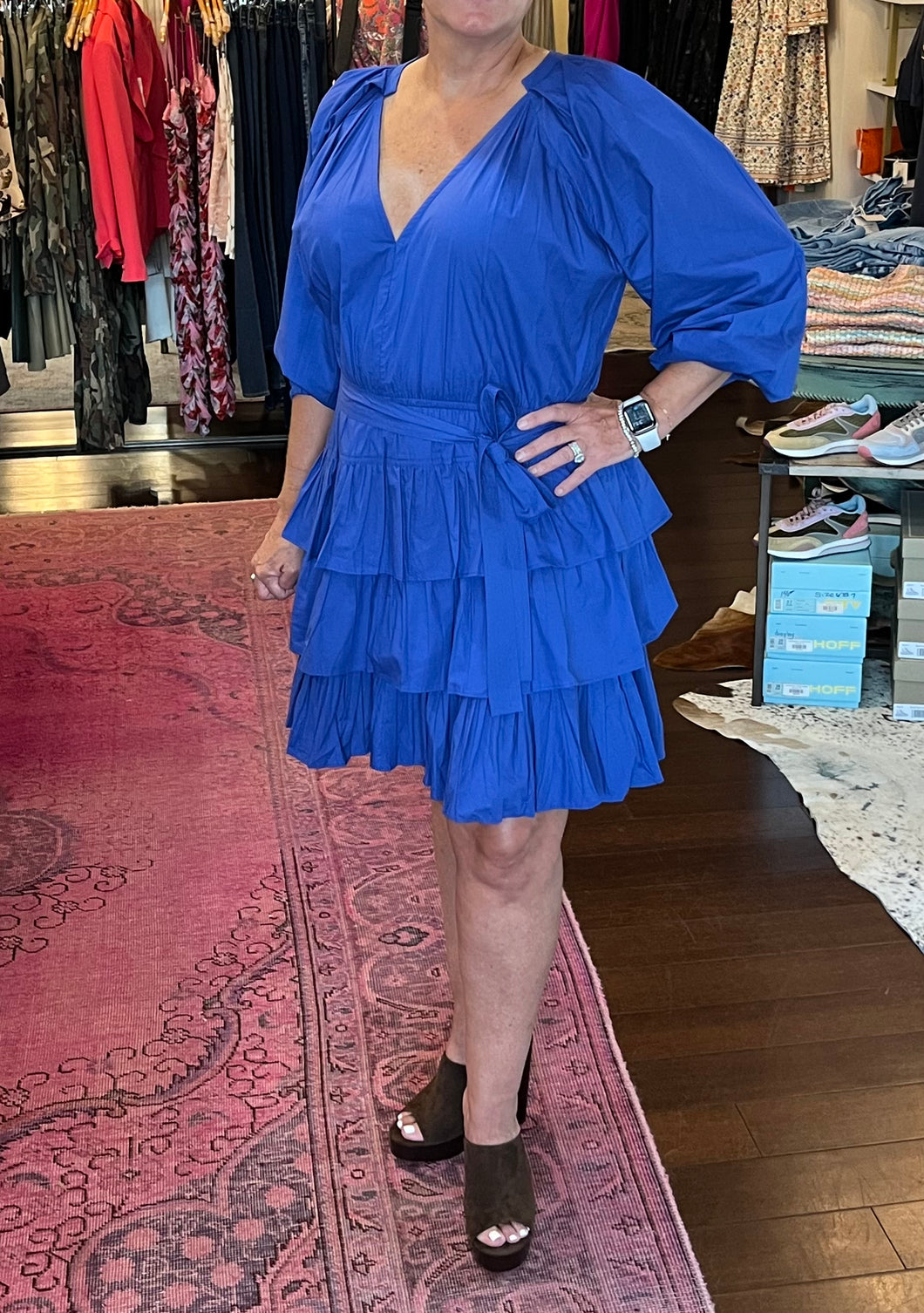 Anna Cate Caroline Dress Dazzling Blue