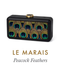 Load image into Gallery viewer, Le Marais Clutch Peacock