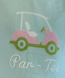 Par Tee Golf Aqua Sweater