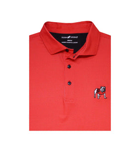 Game Day Georgia UGA Polo Red Dot