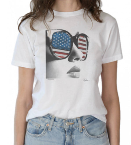 Free & Brave Mushie Tee White