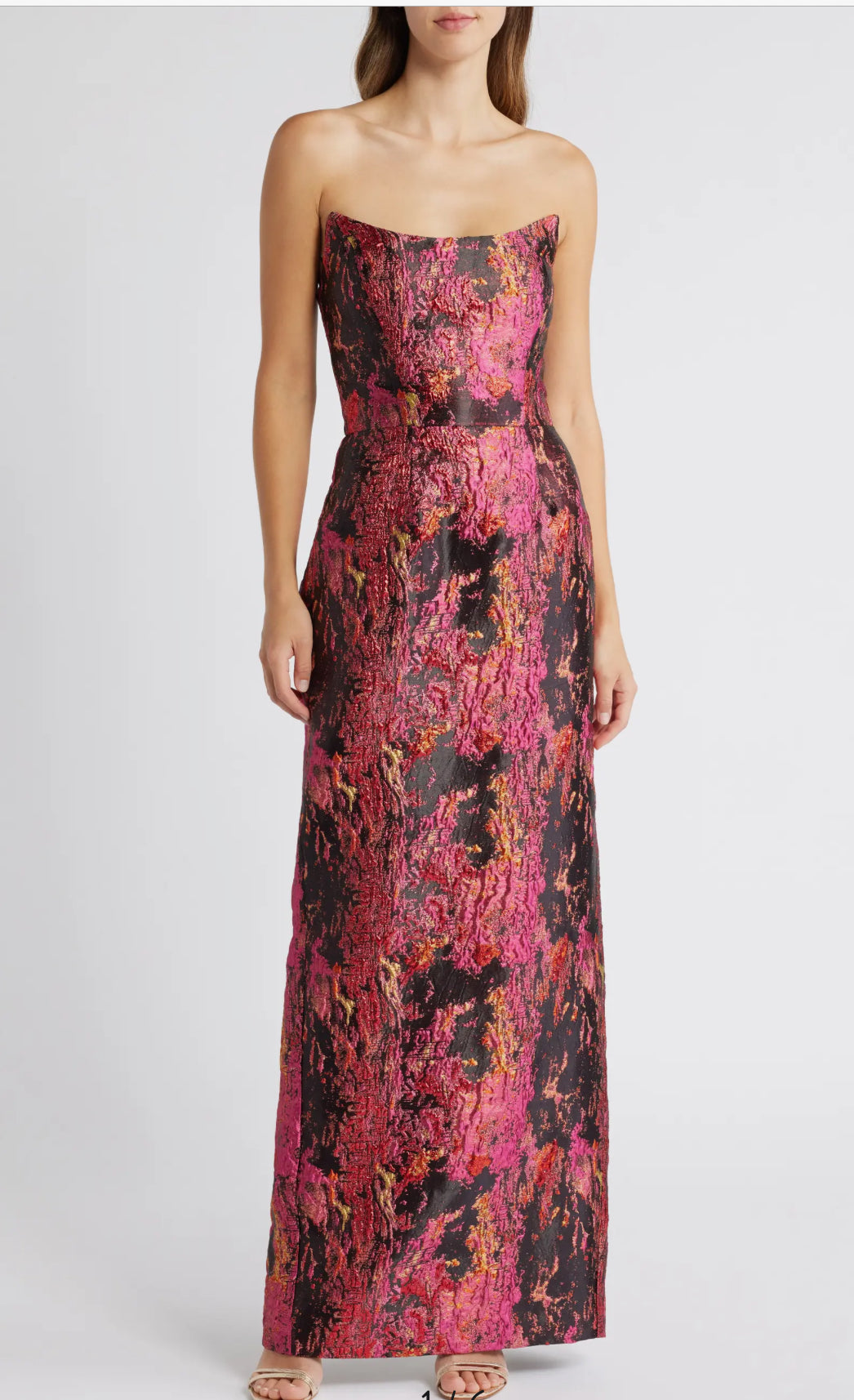 Black Halo Lumina Gown in Opal Storm