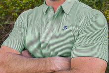 Load image into Gallery viewer, Tristar Heritage Stripe Polo Green