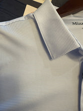 Load image into Gallery viewer, Ole Miss Polo Blue Stripe Rebel