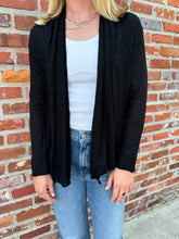 Load image into Gallery viewer, Light Weight Cardigan Black