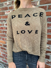 Load image into Gallery viewer, Peace &amp; Love Sweater Acorn