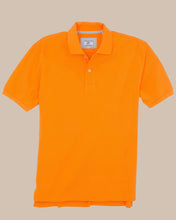 Load image into Gallery viewer, Southern Tide  Men&#39;s Skipjack Gameday Polo Rocky Top Orange
