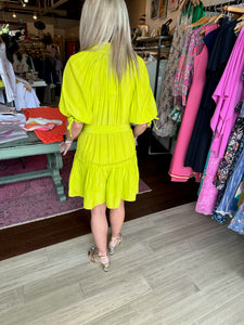 Ramy Brook Alianna Dress Lime