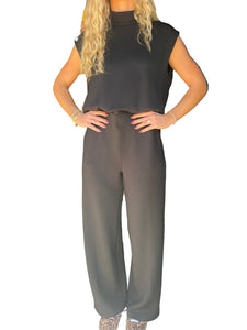 AE Smooth Front Pant Black