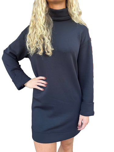 AE Turtleneck Mini Dress Black