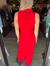 Load image into Gallery viewer, Midi Dress Red Sleeveless