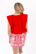 Load image into Gallery viewer, The Layne Top Red