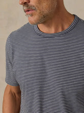 Load image into Gallery viewer, Sunwashed Tee Navy Stripe