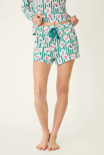 Load image into Gallery viewer, P.J. Salvage Mahjong Queen Dreams pajama shorts with striped and tile print pattern
