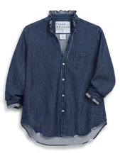 Load image into Gallery viewer, Eileen Ruffle Collar Button-Up