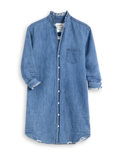 Load image into Gallery viewer, Mary Ruffle Collar Shirtdress