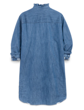 Load image into Gallery viewer, Mary Ruffle Collar Shirtdress