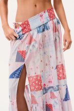 Load image into Gallery viewer, Umber Patchwork Print Maxi Skirt
