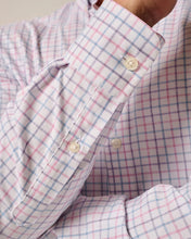 Load image into Gallery viewer, Performance Button Down Tattersall Pink