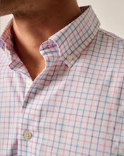Load image into Gallery viewer, Performance Button Down Tattersall Pink