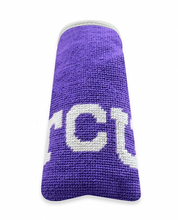 Load image into Gallery viewer, Smathers &amp; Branson Needlepoint Putter Headcover TCU