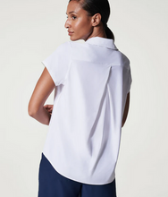 Load image into Gallery viewer, Spanx Sunshine Short Sleeve Top in White