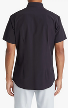 Load image into Gallery viewer, Mizzen + Main Leeward Short Sleeve Shirt Black Solid