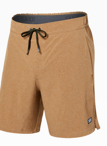 Saxx Sport 2 Life  2in1 7" Short Toasted Coconut Heather
