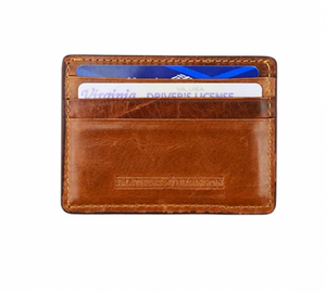 Smathers & Branson Needlepoint Card Wallet TCU Purple