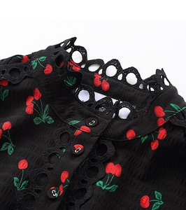 The Shirt The Portofino Dress Black Cherry